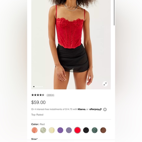 Pink “out from under modern love” corset! - Picture 4 of 4